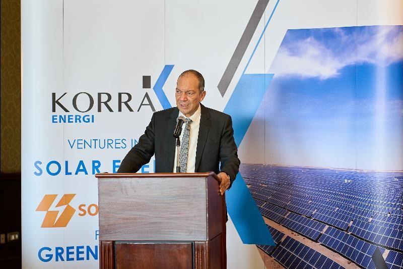 Ayman Korra, Chairman of Korra Energi, added