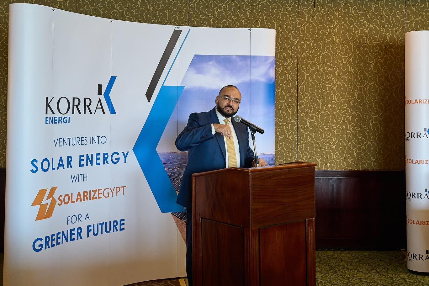 Mohamed Medhat, Managing Director of Sustainable Green Energy at Korra Energi, stated