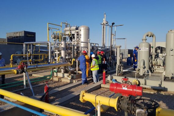 Our Flare Gas recovery upstream project in Hurghada